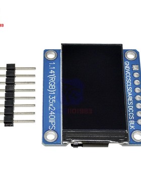 1.14 inch SPI 240x135 RGB TFT LCD Display Module ST7789 IPS