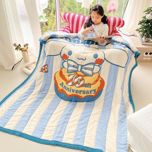 十层纱布毛巾被儿童婴儿盖毯春秋面包被宝宝幼儿园午睡小毯子