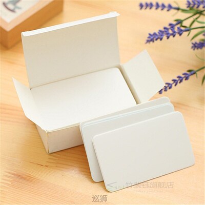 90 Pieces/set.White paper blank cards.Handmade greeting card