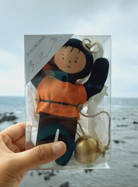 韩国海女潜水服多巴胺风铃进门挂饰礼物挂件可爱小挂饰清新件卧室