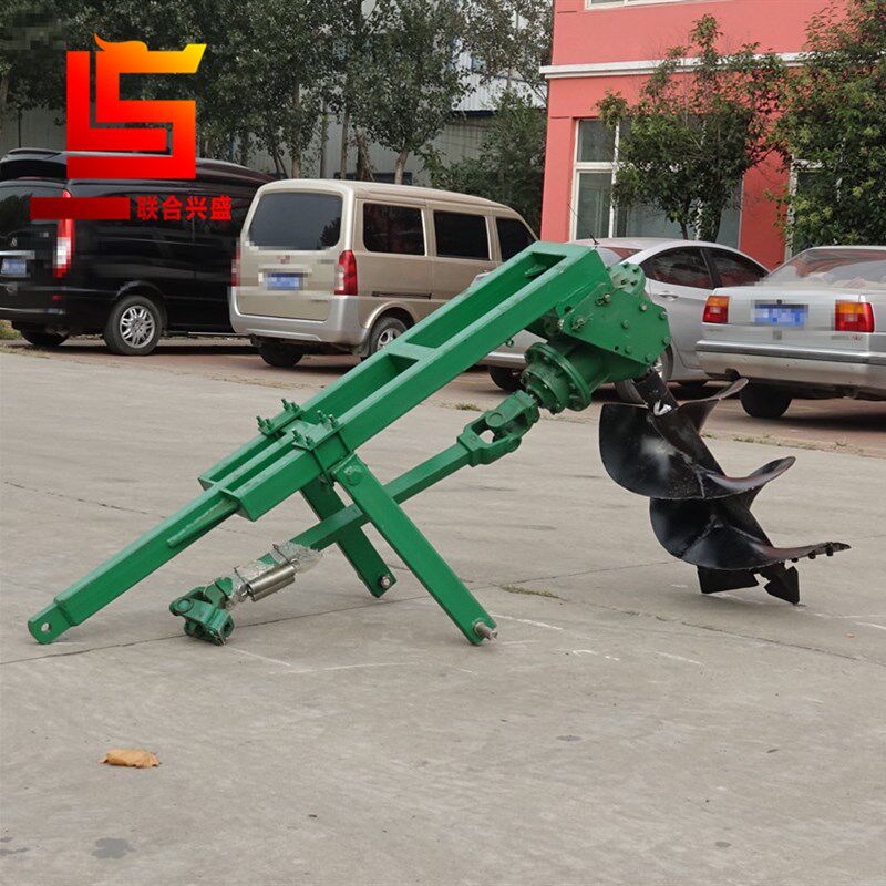 拖拉机带b钻洞机 植树种树打洞机  立柱钻洞施肥机 地钻打窝机械