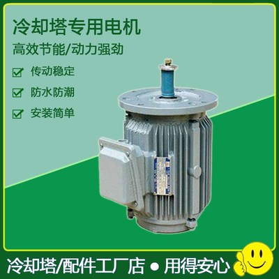 冷却塔电机马达防水低噪立式纯铜线芯三相异步电动机冷却水塔配件