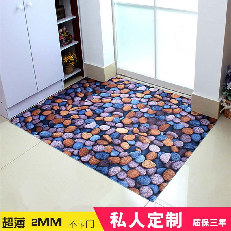 客厅款定制地垫门垫超薄进门入户踩脚垫3d门口防滑垫X.子家用可裁