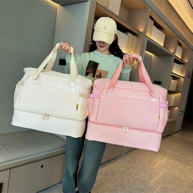 大容量行李袋斜挎运动健身包干湿分离旅行袋男款手提旅行包女