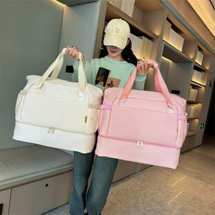 大容量行李袋斜挎运动健身包干湿分离旅行袋男款手提旅行包女