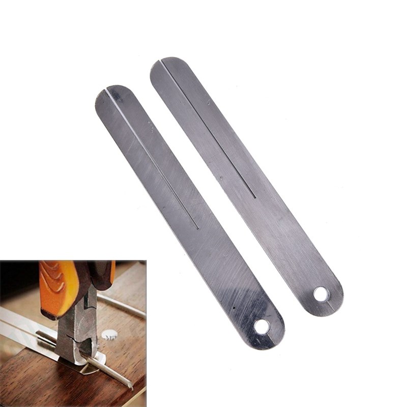 2pcs Fret Puller FretBoardSteel Plate  Electric Guitar And B