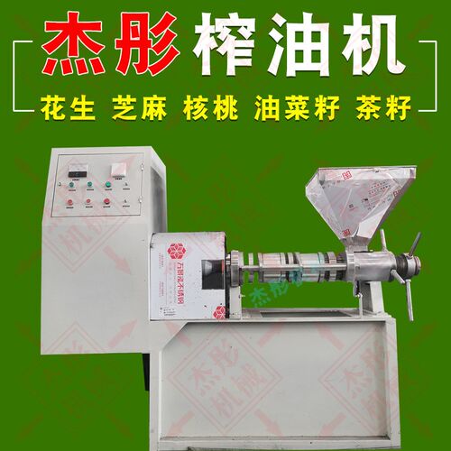 全自动220v家用螺旋p榨油机黄豆花生胡桃炸油机设备食用油榨油机