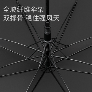左都雨伞大号自动伞男简约晴雨两用超大长柄伞直柄双人学生抗风伞