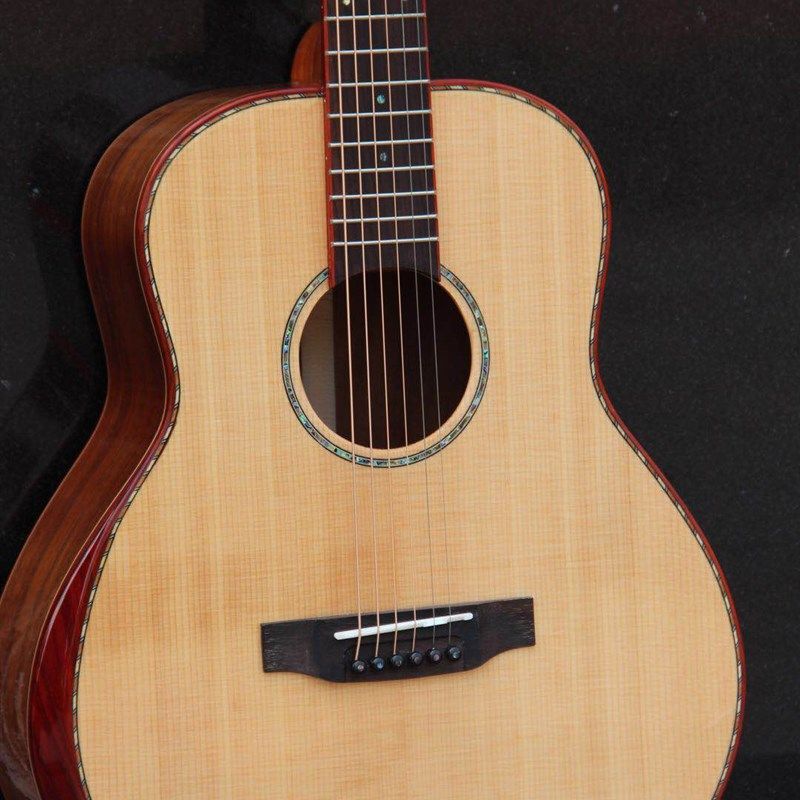 全单吉他民谣36寸38寸全单板实木指S弹电箱吉他圆角