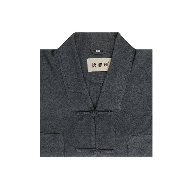 冬季僧服套装男女款泥料僧衣出家人小褂比丘尼短褂浅灰色僧服