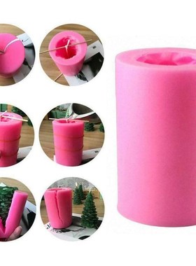 Three-dimensional Christmas Tree Candle Silicone Mold Handma