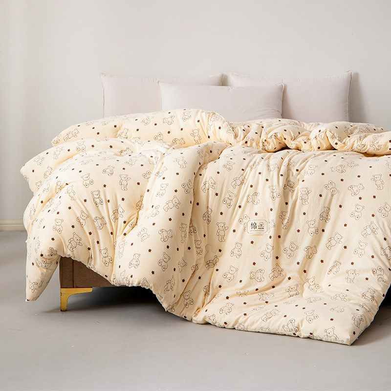 新疆棉花被子被芯双人被棉絮棉被冬被加厚保暖单人学生宿舍春秋被,床上用品,棉花被,淘宝优惠券,粉丝福利购,淘宝优惠卷