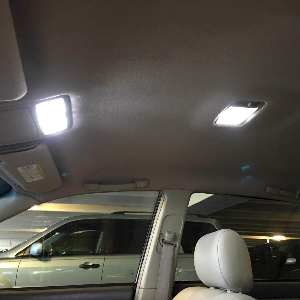 推荐12x White Auto Car LED Light Bulbs Interior Kit For Niss