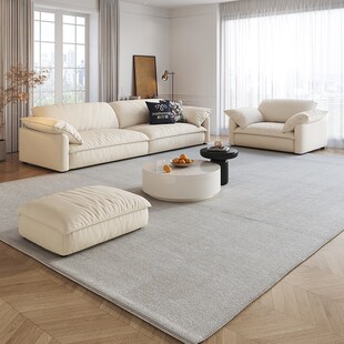 帕沙曼布艺沙发脚踏现代简约客厅阳台卧室方踏休闲单人沙发猫抓布