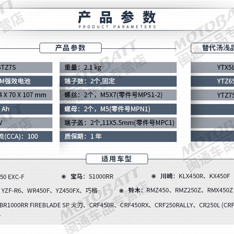 推荐雅马哈150cc天剑2.0/YBR150Z飞致YS150摩托车电瓶12V通用锂电