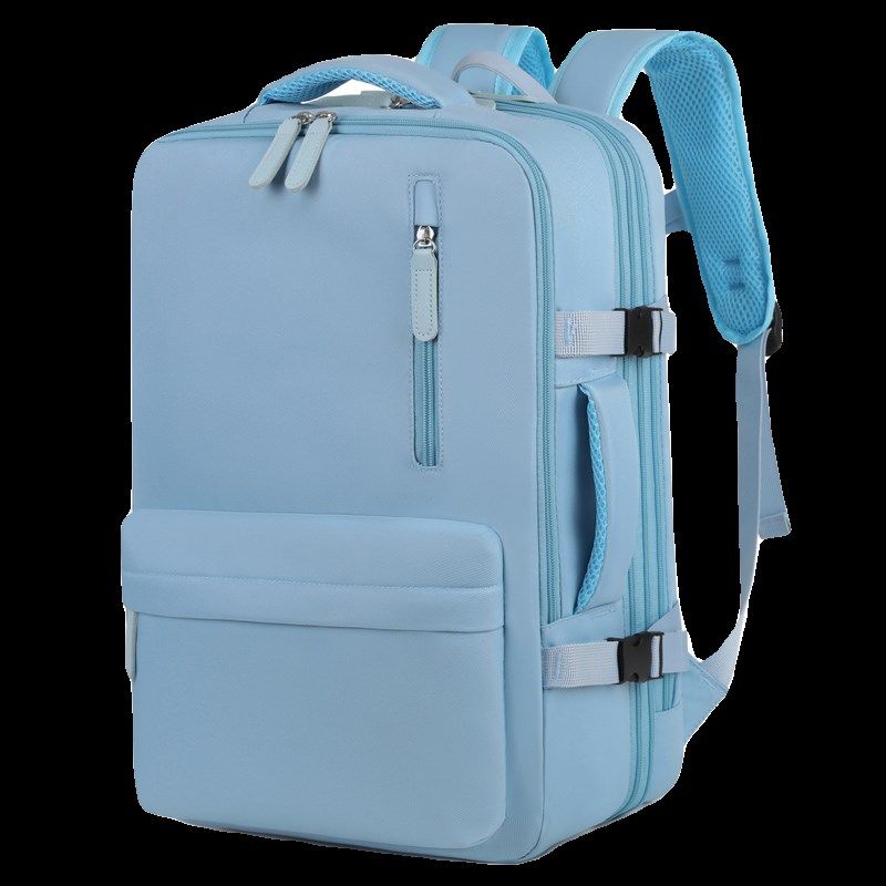 双肩包女士短途旅行包男大学生大容量通勤出差笔记本电脑背包书包