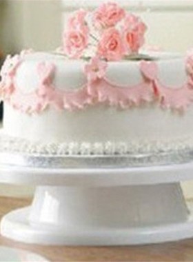 seful Cake Base Rotating Cake Stand Sugarcraft Turntable Pla