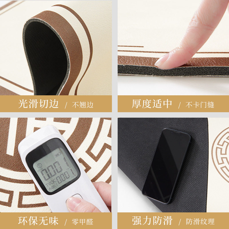 新中式可擦免洗厨房地垫吸水防滑防油耐脏浴室脚垫入户门垫进门垫,居家布艺,厨房地垫,淘宝优惠券,粉丝福利购,淘宝优惠卷