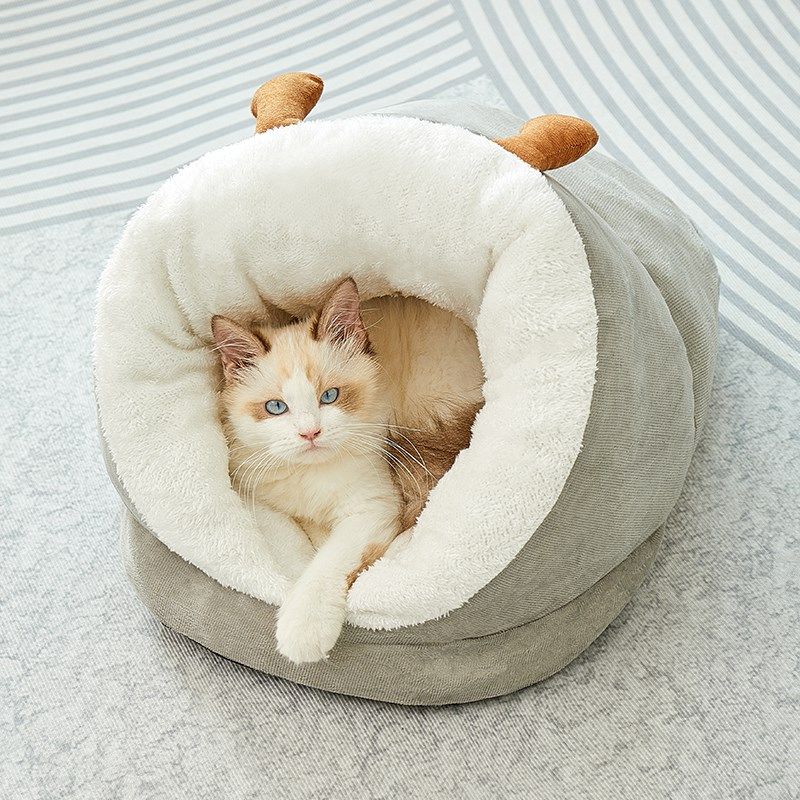 猫窝睡袋封闭式安全感冬天保暖狗窝冬季睡垫拖鞋猫咪睡窝猫床,宠物/宠物食品及用品,猫窝/屋/帐篷/沙发,淘宝优惠券,粉丝福利购,淘宝优惠卷