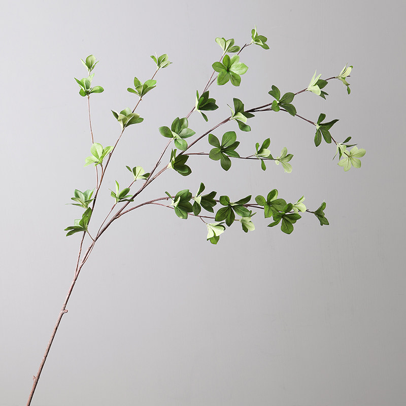 小众高货仿真绿色植物摆件吊钟叶假绿植装饰北欧创意客厅室内餐桌