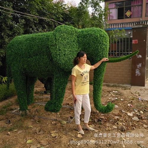 仿真绿雕绿雕稻草设计绿色B仿真植物绿雕地标雕塑景观