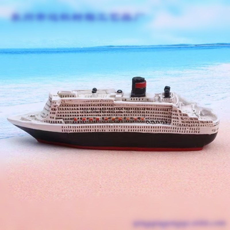 速发泰坦尼克号游轮船沉船玛丽王后豪华邮轮游客船仿真模型树脂制