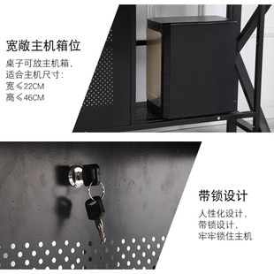 网咖桌椅台式 单人电竞桌一体座舱 电脑桌网咖沙发椅子家用热卖 套装