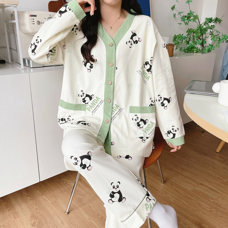 纯棉月子服夏季薄款哺乳孕妇睡衣宽松吸汗透气春S秋产后喂奶坐月