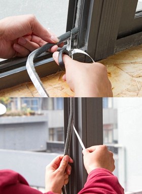 3/5M Self-adhesive window soundproof sealing strip Door and