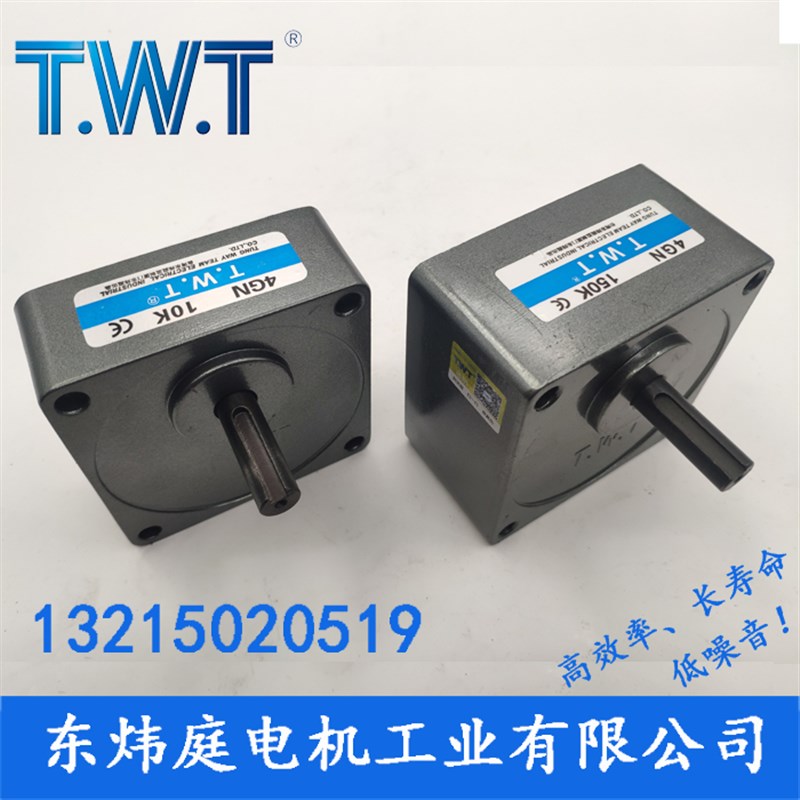 TWT电机 4GN3K~180K齿轮减速箱4GN20K 4GN100K 台湾东炜庭电机