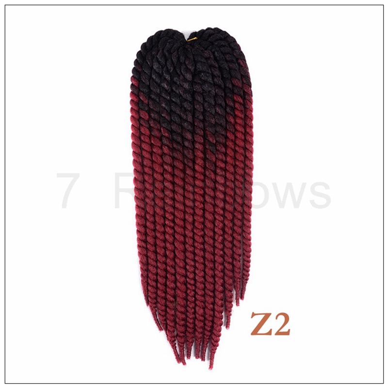 速发Jumbo Havana Mambo Twist Hair Braids Ombre Crochet Braid