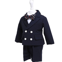 儿童西装男童礼服套装英伦风周岁生日花童小西服男宝宝韩版正装夏