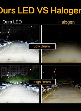 2pcs CSP Chip H1 H3 H11 H7 LED Ice Bulbs for Car Headlights