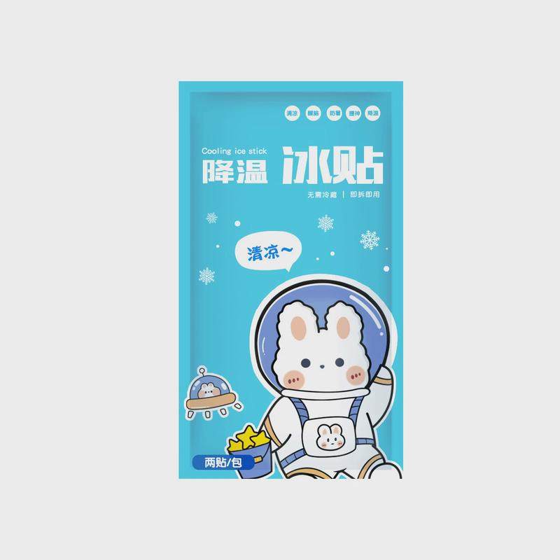 冰贴冰凉贴清凉夏季学生上课防困提神醒脑手机降温神器散热贴新品