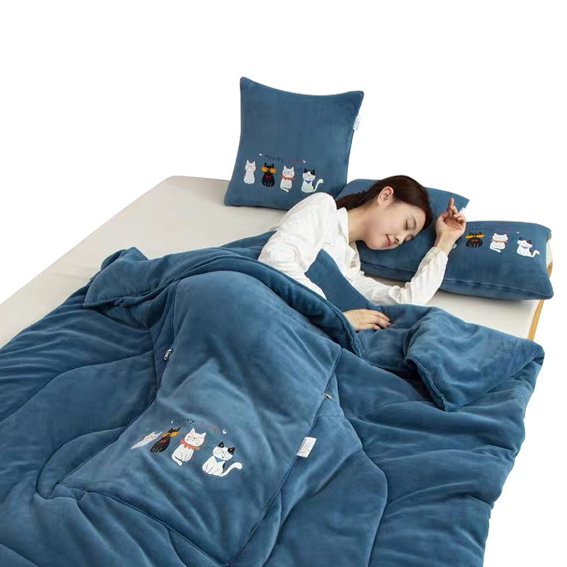 车载抱枕被子两用2022新款加绒加厚枕头午休车用车上睡觉大人,居家布艺,抱枕被,淘宝优惠券,粉丝福利购,淘宝优惠卷