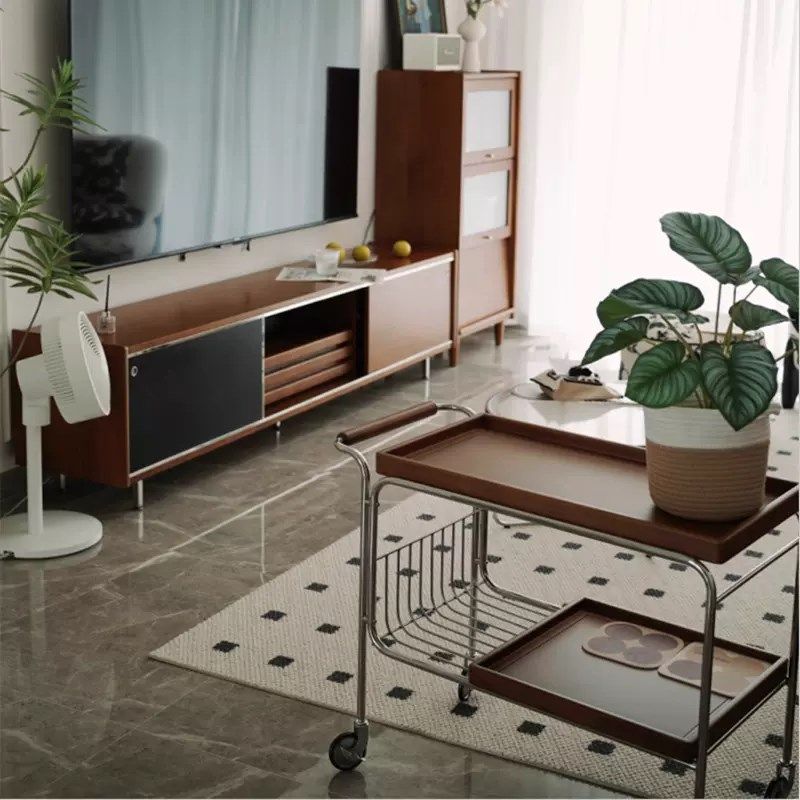 简约可移动茶水小推车实木茶几沙发边几角几O客厅餐边柜餐车置物,住宅家具,移动边几/推车,淘宝优惠券,粉丝福利购,淘宝优惠卷