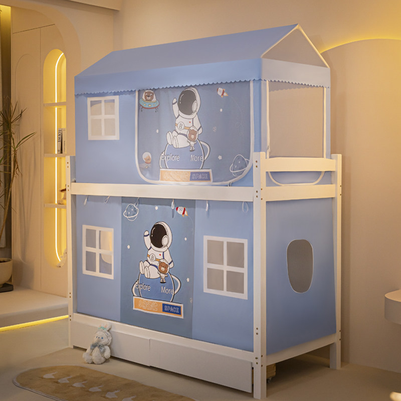 儿童子母床遮光床帘蚊帐卧室新款高低床上下床上下铺上铺公主帐篷,床上用品,蚊帐,淘宝优惠券,粉丝福利购,淘宝优惠卷