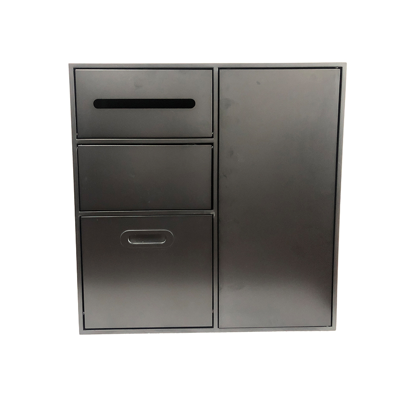 嵌入式卫生间f马桶旁壁龛垃圾桶金属浴室置物架隔板不锈钢定制成