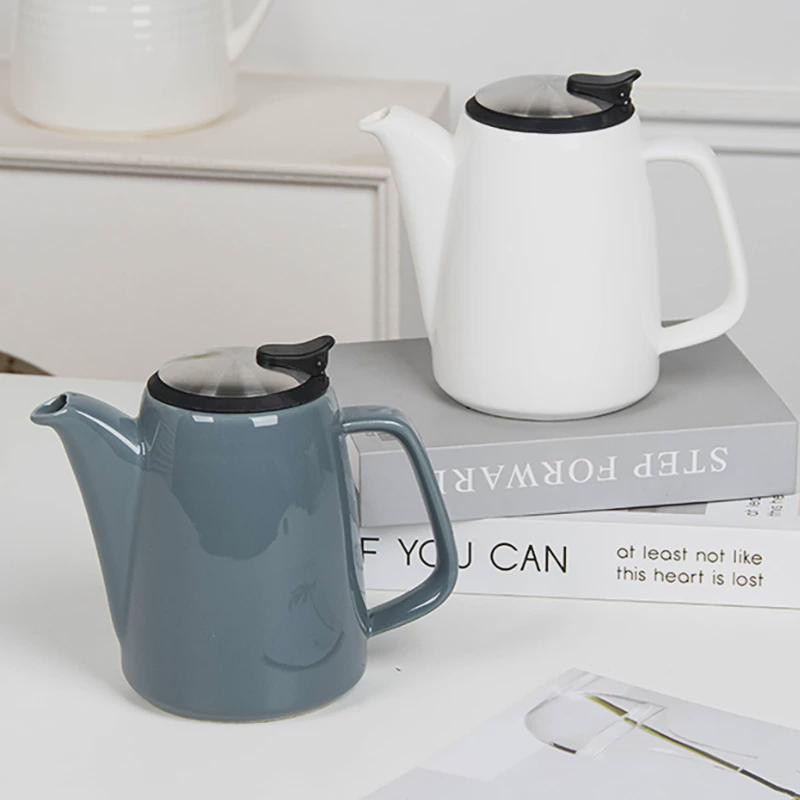 陶瓷茶壶单壶茶杯茶具套装家用大容量泡茶壶P紫砂带过滤酒店餐厅