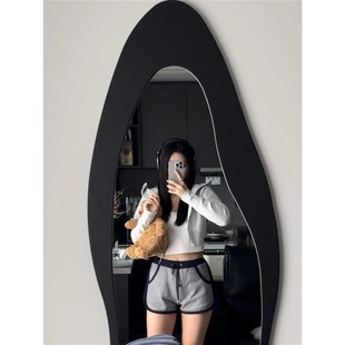 希山实木全身落地镜子衣帽间服装 壁挂家用女生卧室网红试衣穿衣镜