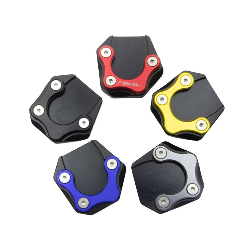 适用本田aRebel500叛逆者CM500 CM300改装脚撑架加宽垫 边撑加大