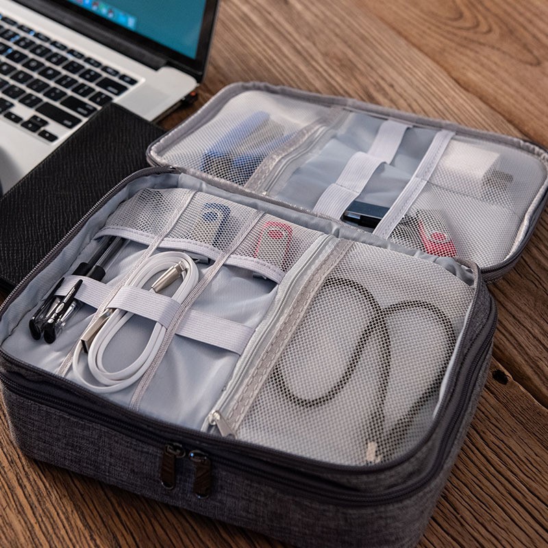 速发pen Power bank HDD Organizer Portable Travel Kit Case Po