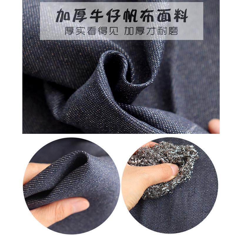 牛仔工作服围裙女男士上班加厚耐磨工装定制防污罩衣防油工厂新品