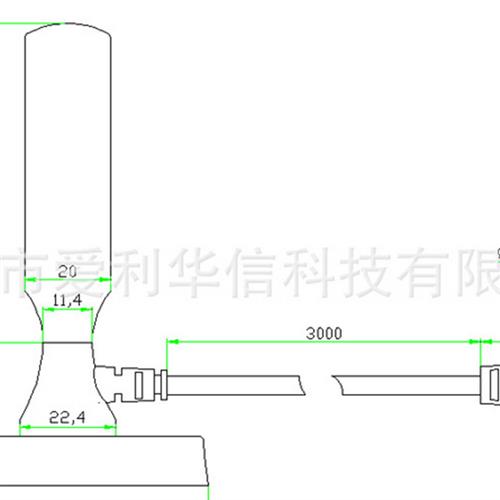 网红DTMB室内接收天线 高增益车载数字吸盘 室内电视天线 地面波