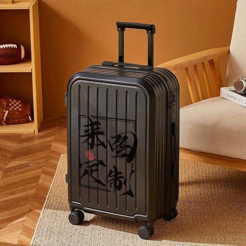 logo多功能登机印图皮箱来图可定制行李箱广告定制旅行箱印花拉杆
