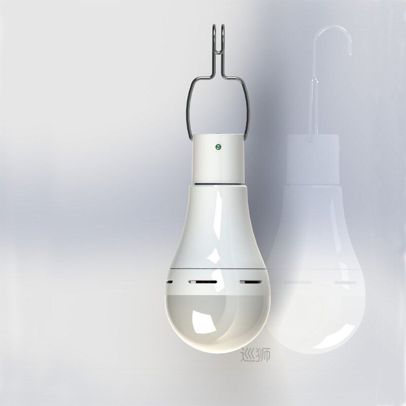 LED Solar Remote Control Light Solar Bulb Lamp Indoor Waterp