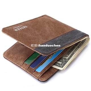 极速Wallet Purses Men's Wallets Canvas Monederos Famous Bran