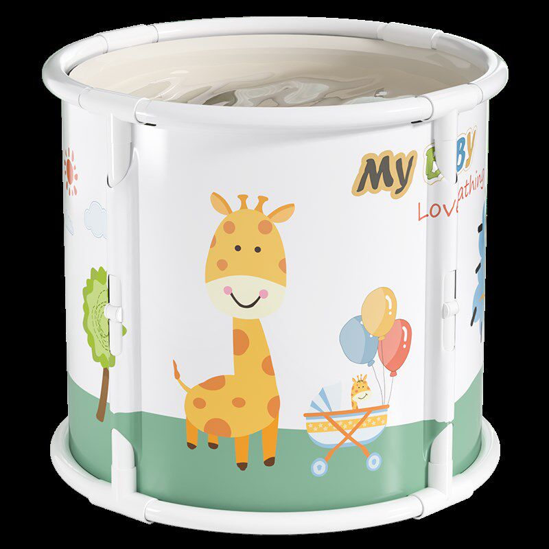 婴儿游泳桶家用宝宝游泳池新生儿童小孩室内加厚可折叠洗澡泡澡桶