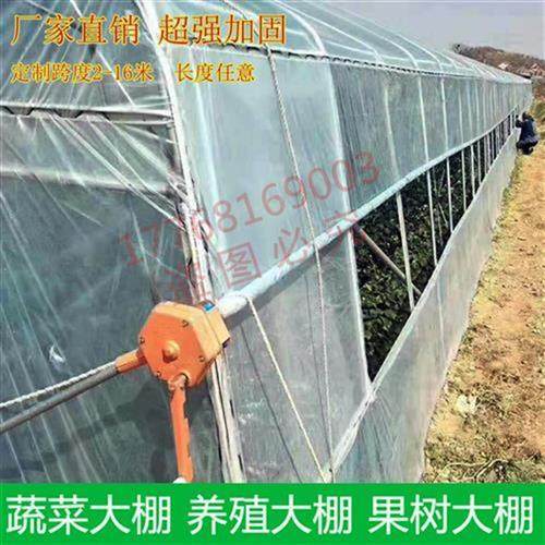 工厂销i温室养殖连套h骨猪种o植大棚钢管全棚蔬菜体鸡Z鸭鹅牛架单