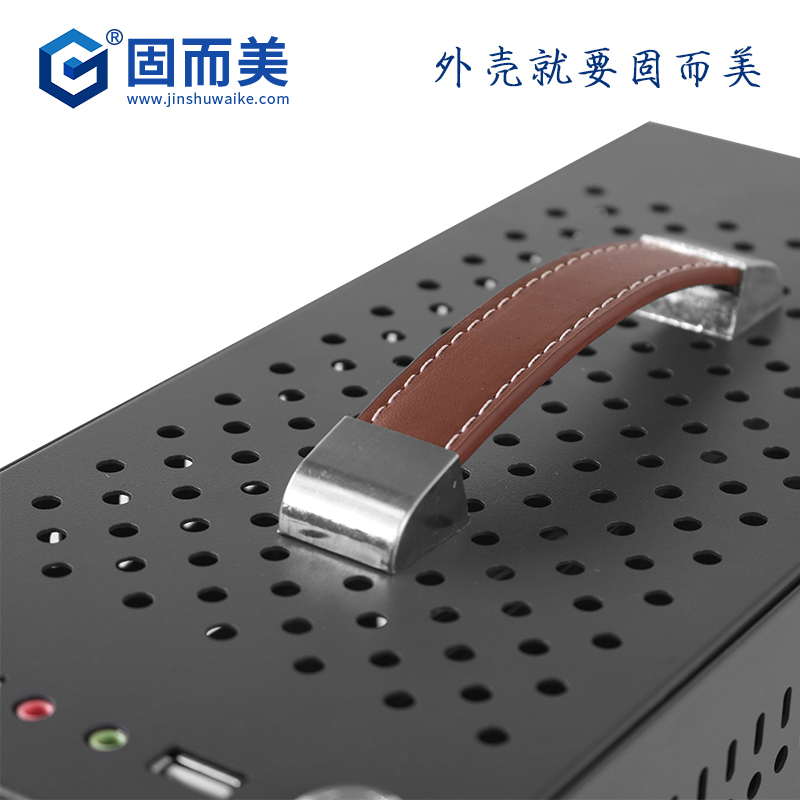 itx机箱台式机手提p式小机箱台式电脑主机箱迷你防尘便携炫酷机箱